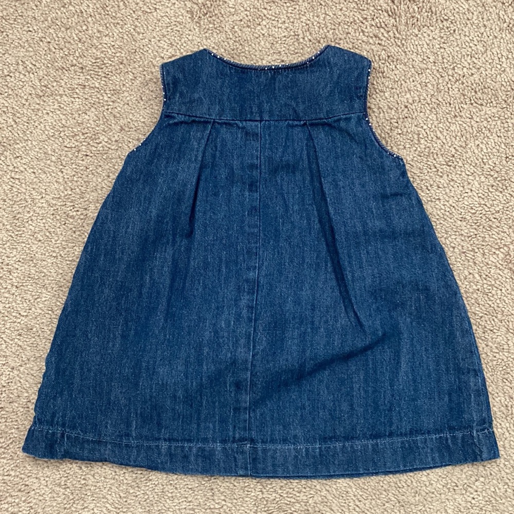 H&M Baby Denim Dress Size 6-9 Months - Picture 2 of 7